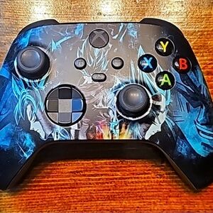Custom Xbox controller by Dream Controllers-Dragonball Z edition